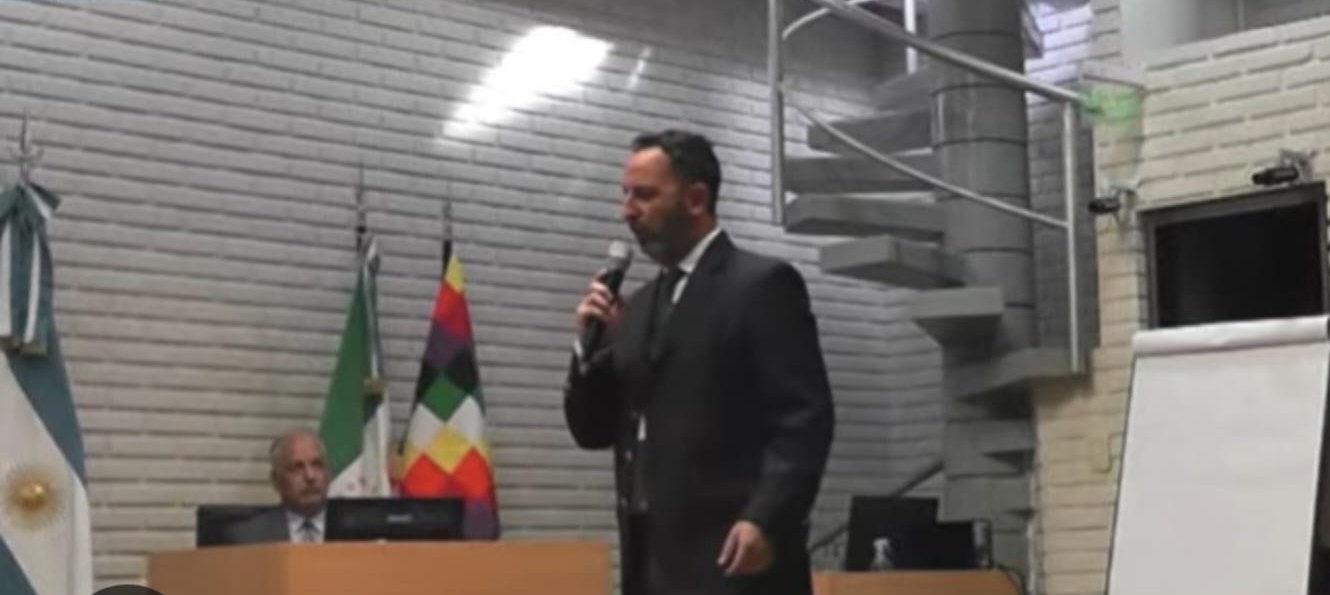 Conferencia con micrófono